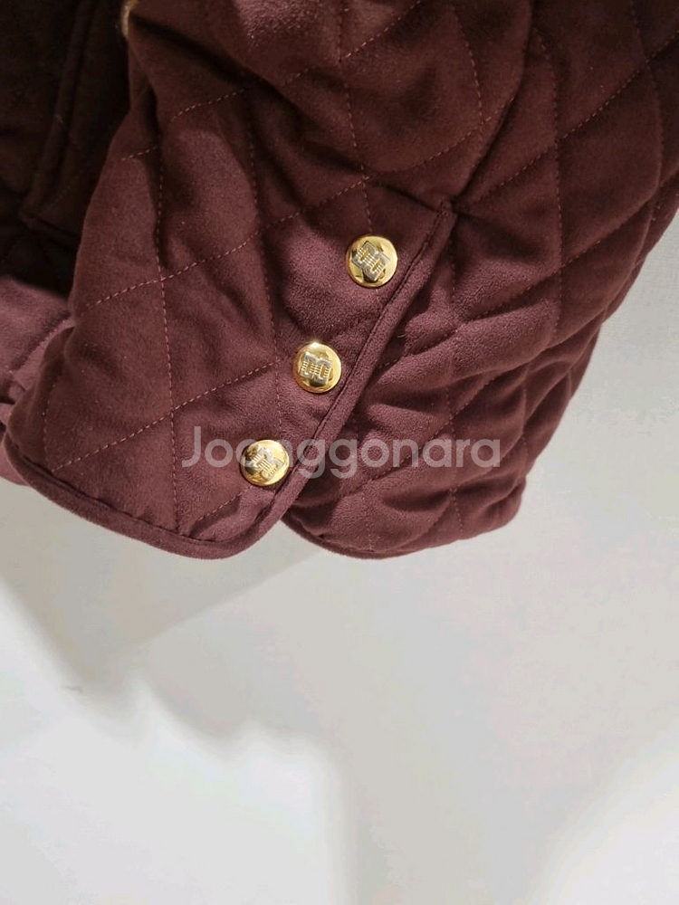 닥스 퀼팅 자켓 버건디--5