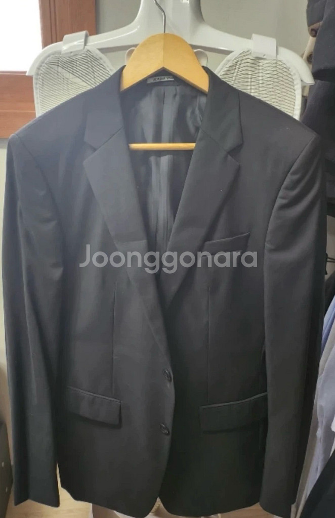 다크네이비 정장자켓 프리미엄 모 100% 새상품 (105) 택O--4