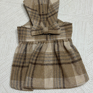 코크밀 모카체크원피스