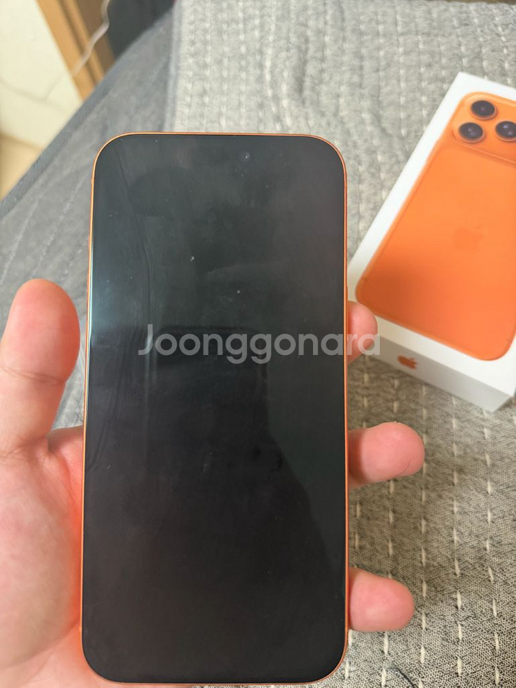 아이폰 17프로맥스 256 오렌지 풀박스--2