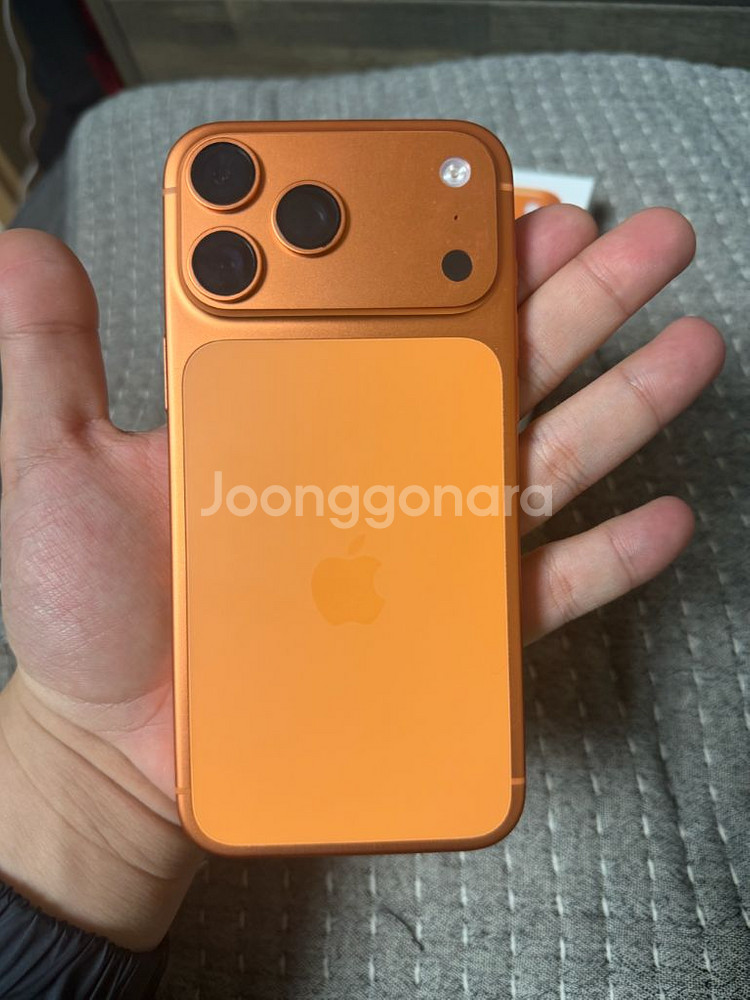 아이폰 17프로맥스 256 오렌지 풀박스--1