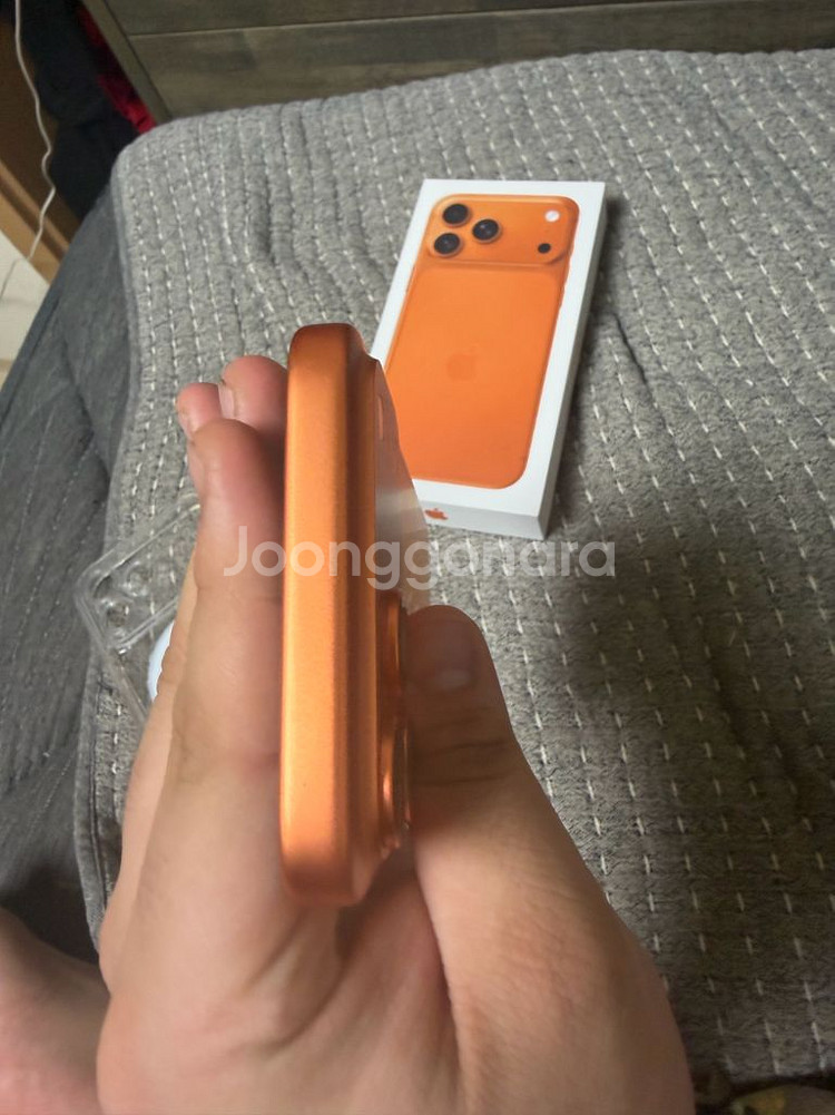 아이폰 17프로맥스 256 오렌지 풀박스--5