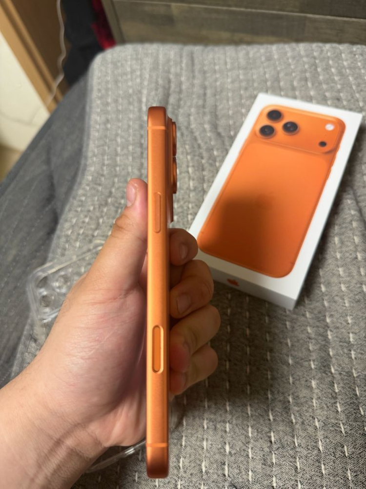 아이폰 17프로맥스 256 오렌지 풀박스--3