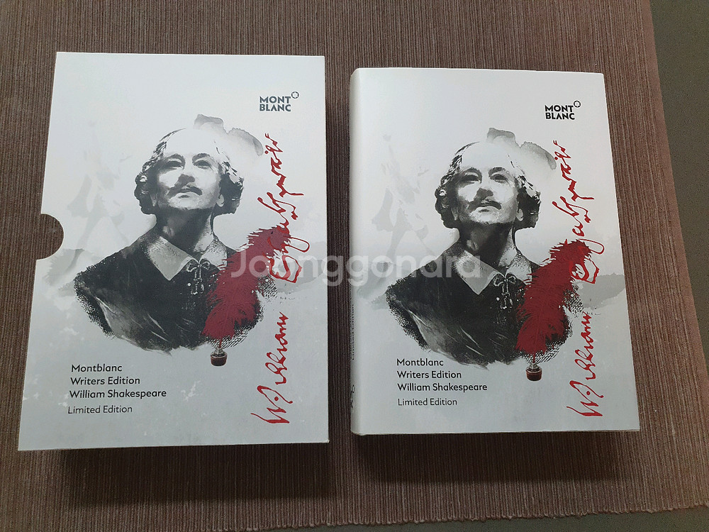 몽블랑 작가 윌리엄 세익스피어 볼펜 한정판--1