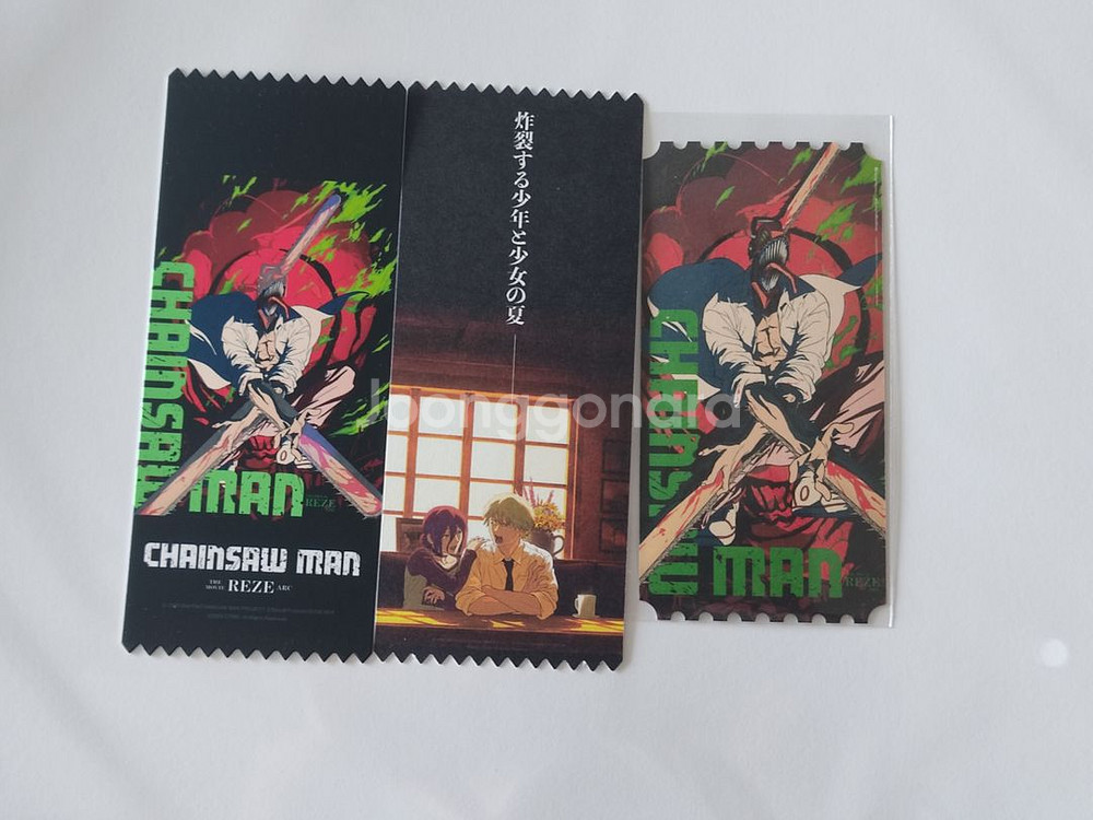 체인소맨 TTT 오리지널 티켓 오티--0