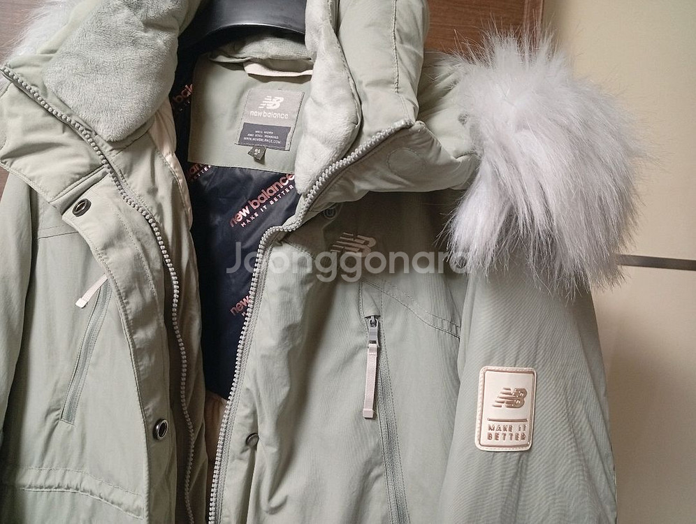 뉴발란스 여성 야상 패딩 구스 점퍼 85--3