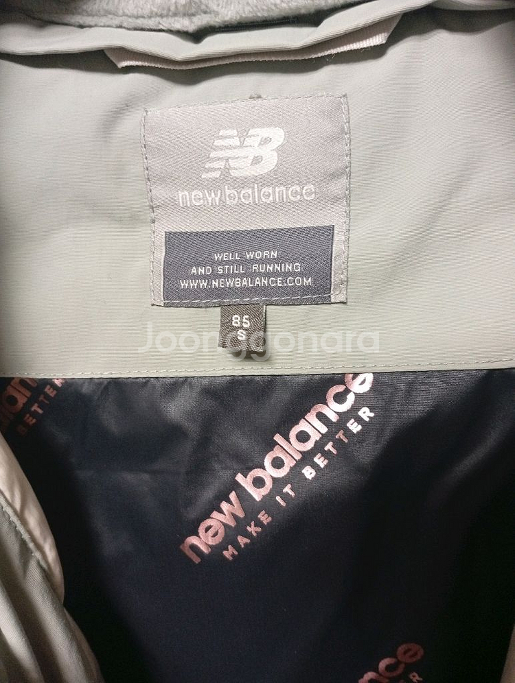 뉴발란스 여성 야상 패딩 구스 점퍼 85--5