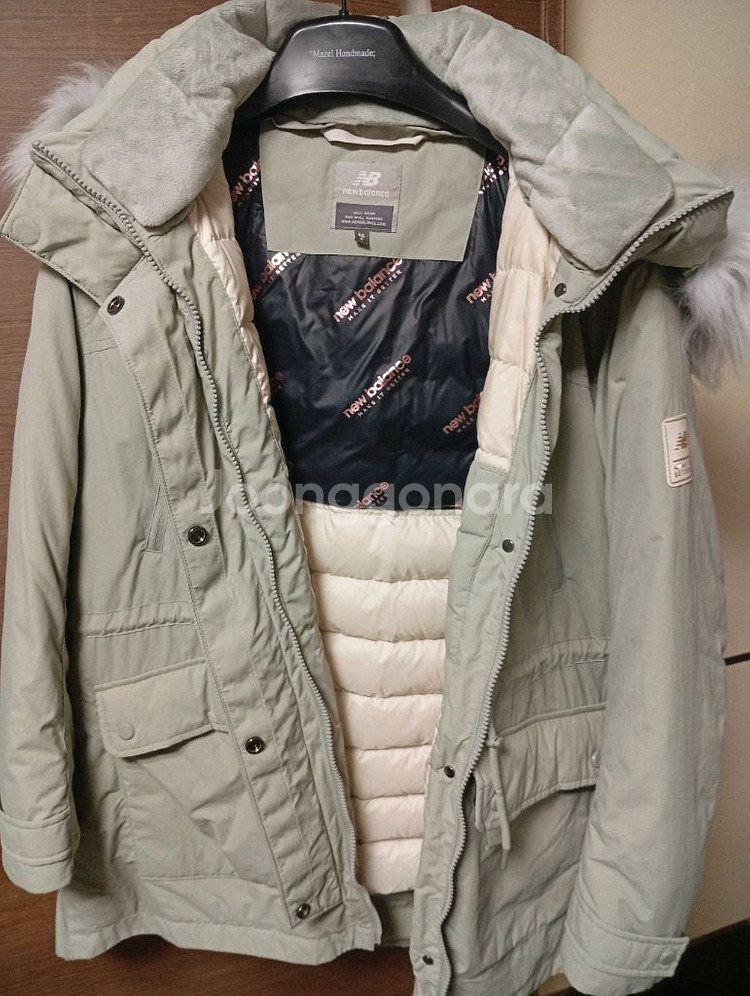 뉴발란스 여성 야상 패딩 구스 점퍼 85--4