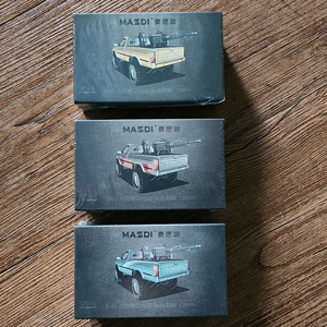 Massdi 1/64 도요타 픽업트럭 다이캐스트 자동차