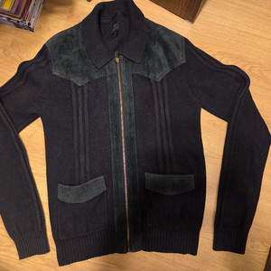 아디다스 니트 집업 가디건