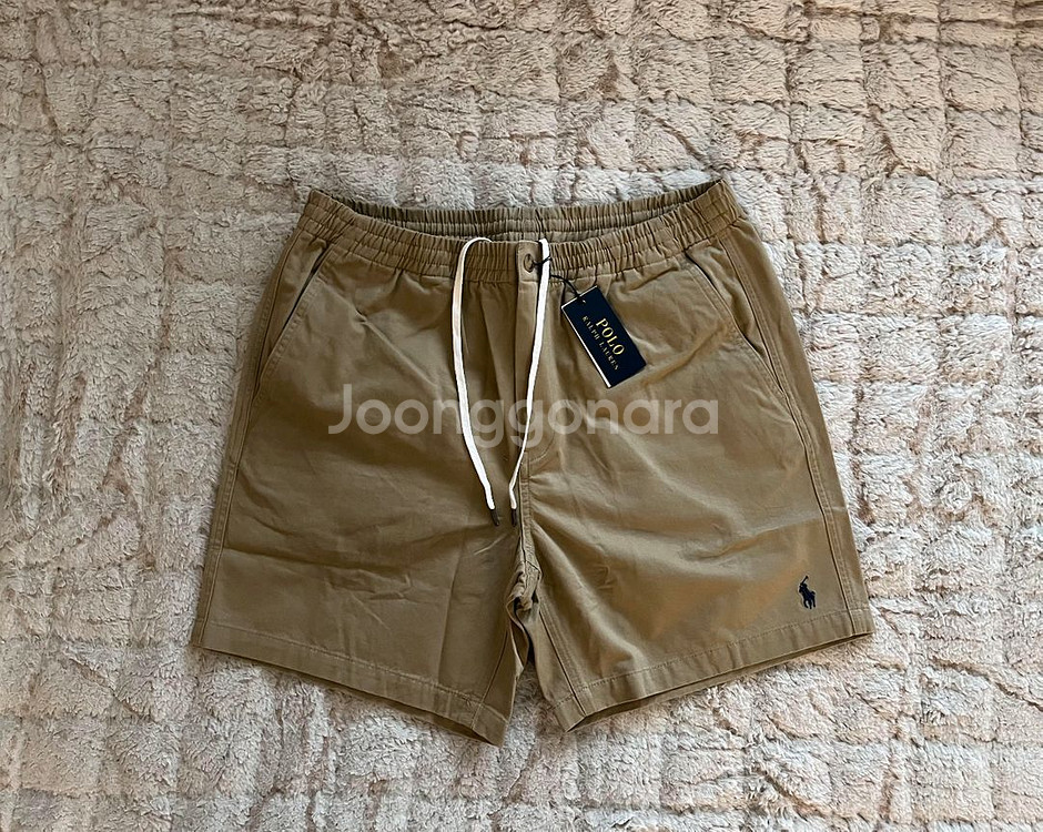 폴로 랄프로렌 프렙스터 반바지 클래식핏 탄베이지 색상 새제품--0