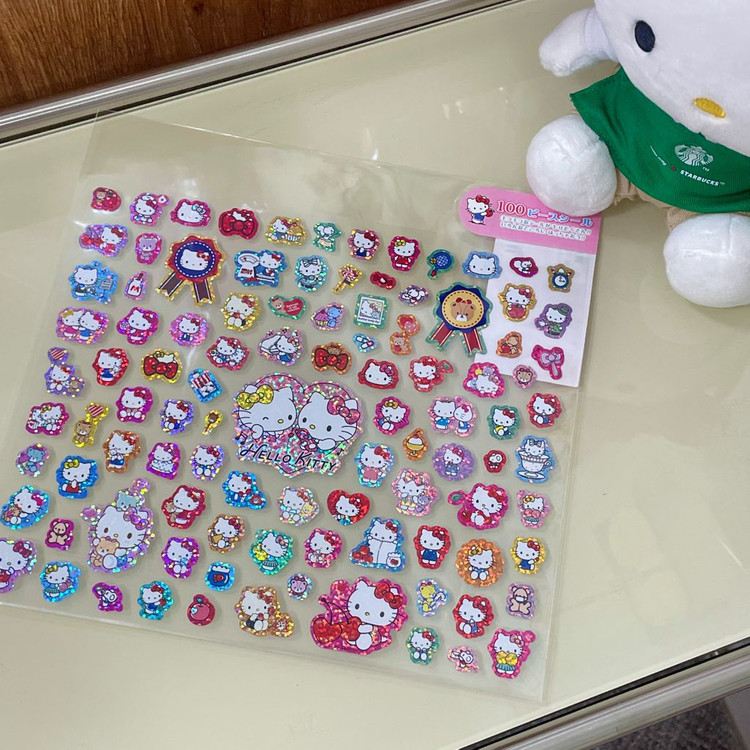 스타벅스 헬로키티 50주년 한정판 인형--5