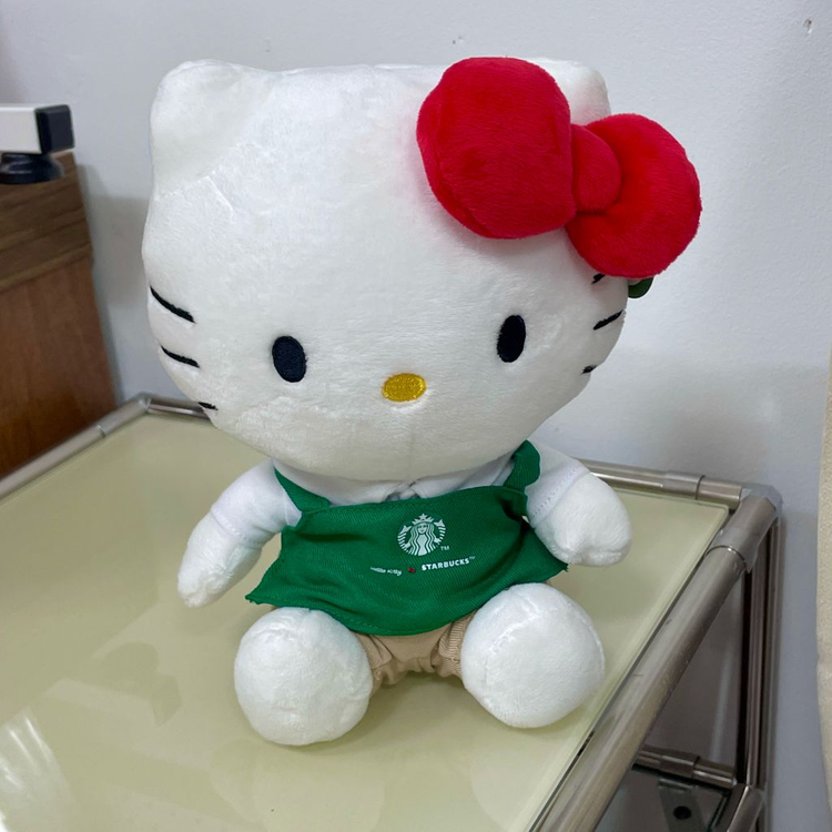 스타벅스 헬로키티 50주년 한정판 인형--2