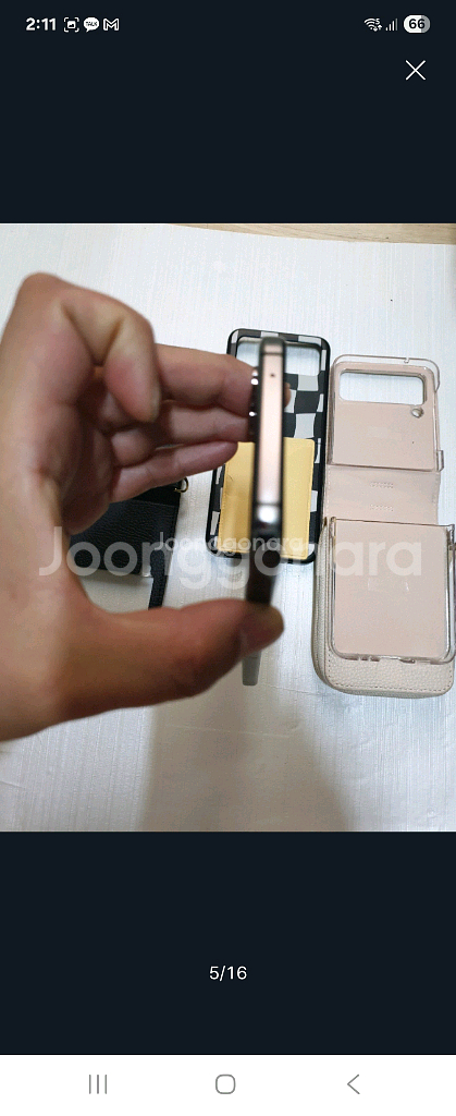 오늘만 갤럭시 z플립4 판매합니다 급처 케이스 세트드림--4