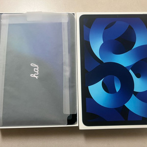 아이패드 에어5 256GB 블루 셀룰러 미사용