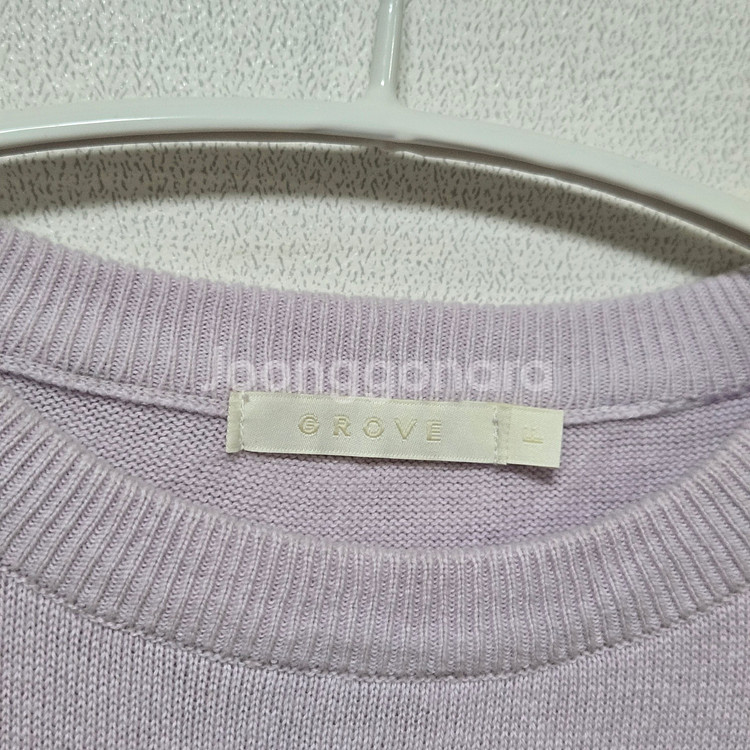 그로브 니트 반팔티셔츠 (오마이걸 유아 착용)--1