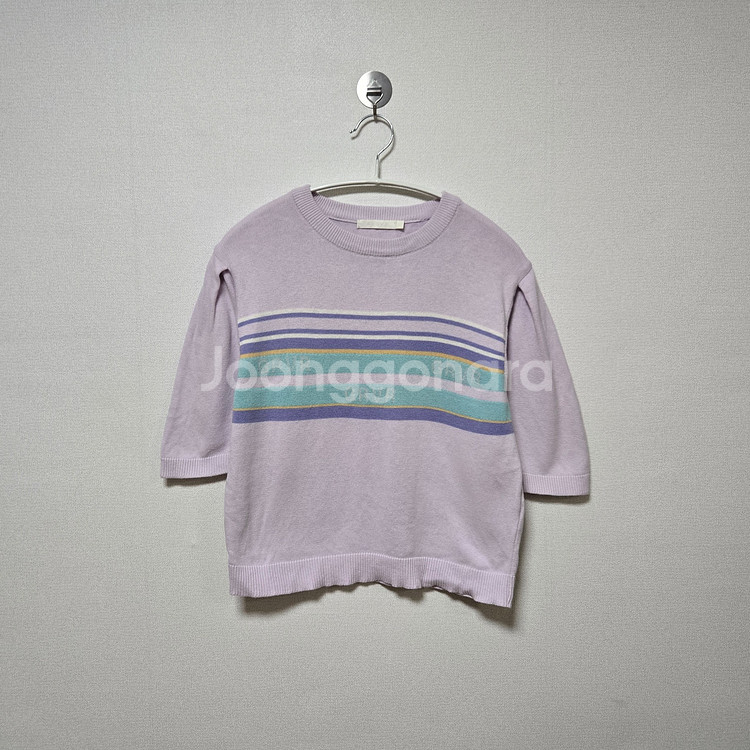 그로브 니트 반팔티셔츠 (오마이걸 유아 착용)--0