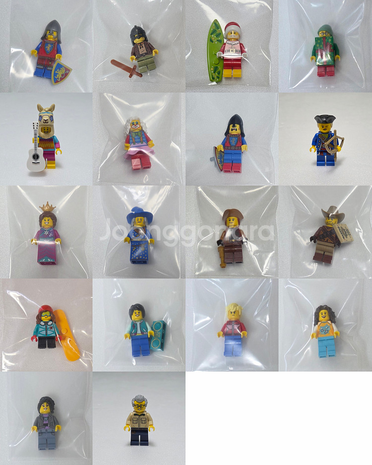 레고 40769 40705 40528 40696 40588 폴리백 레고스토어 팝콘쿠션 열쇠고리 BAM 미니피규어--3