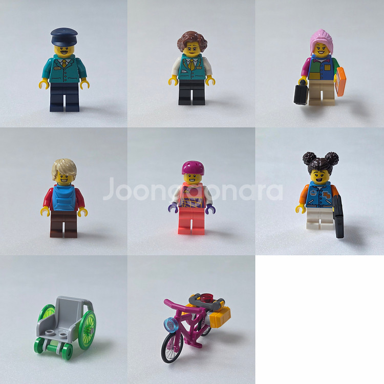 레고 40769 40705 40528 40696 40588 폴리백 레고스토어 팝콘쿠션 열쇠고리 BAM 미니피규어--6