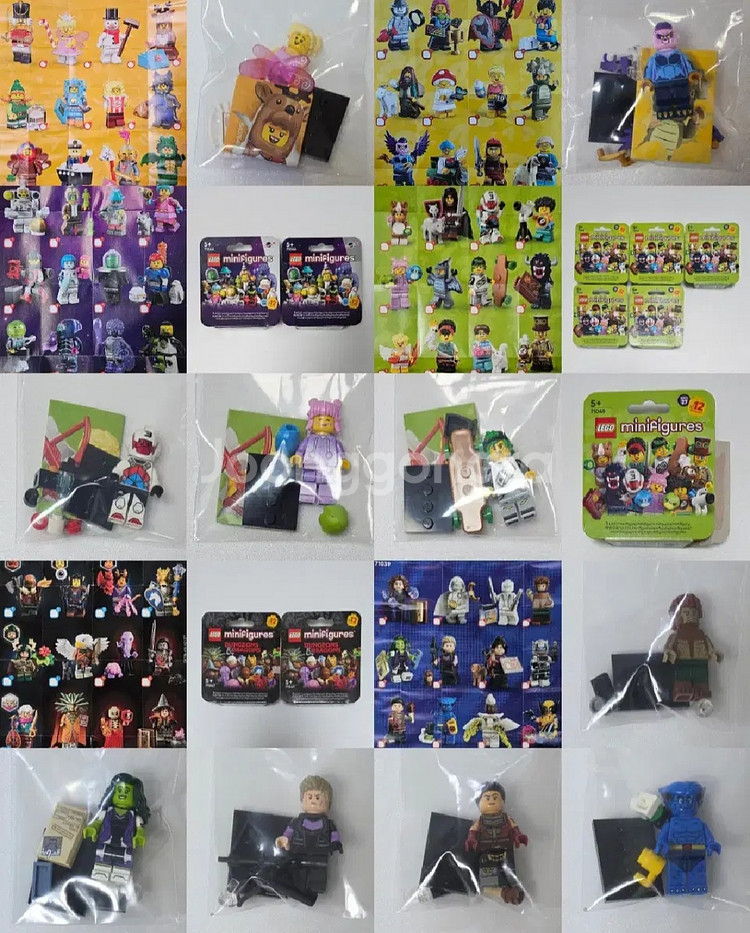 레고 40769 40705 40528 40696 40588 폴리백 레고스토어 팝콘쿠션 열쇠고리 BAM 미니피규어--4