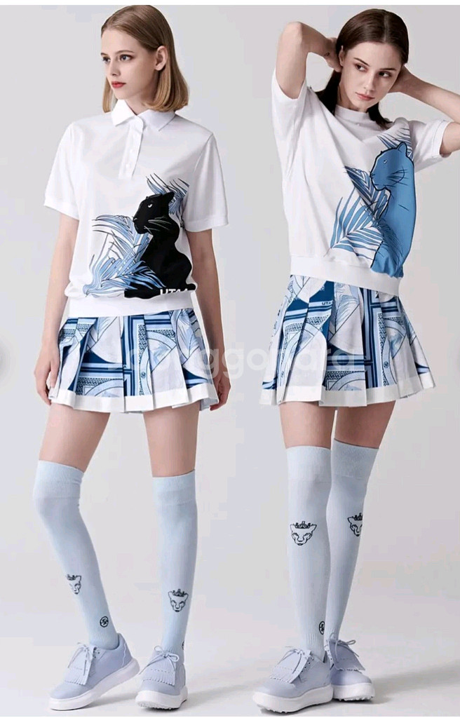 정품 유타 UTAA 골프 티셔츠85, 치마S--0