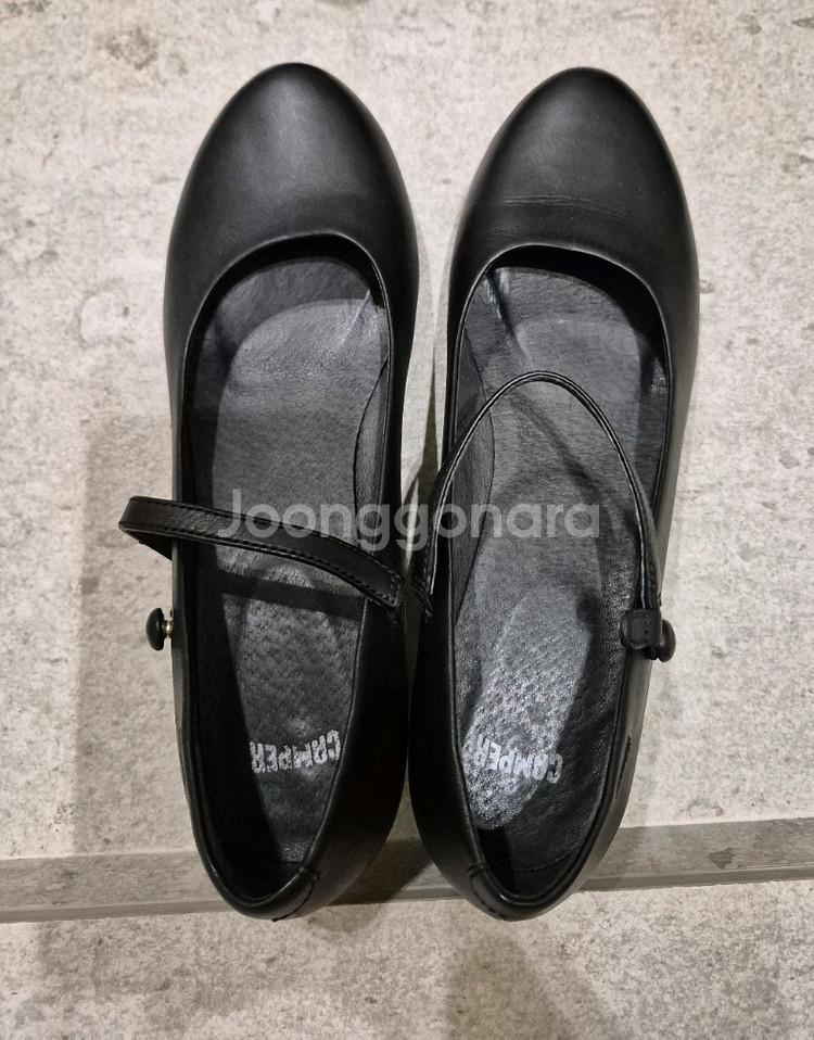 캠퍼 블랙 메리제인 구두 250--0