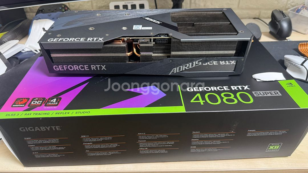 RTX 4080 SUPER 슈퍼 AORUS MASTER 어로스 마스터--1