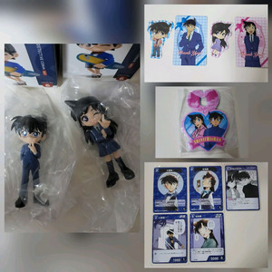 명탐정코난 팔버스 피규어,tcg,클로저,메세지 카드 세트 신이치 란 이미지