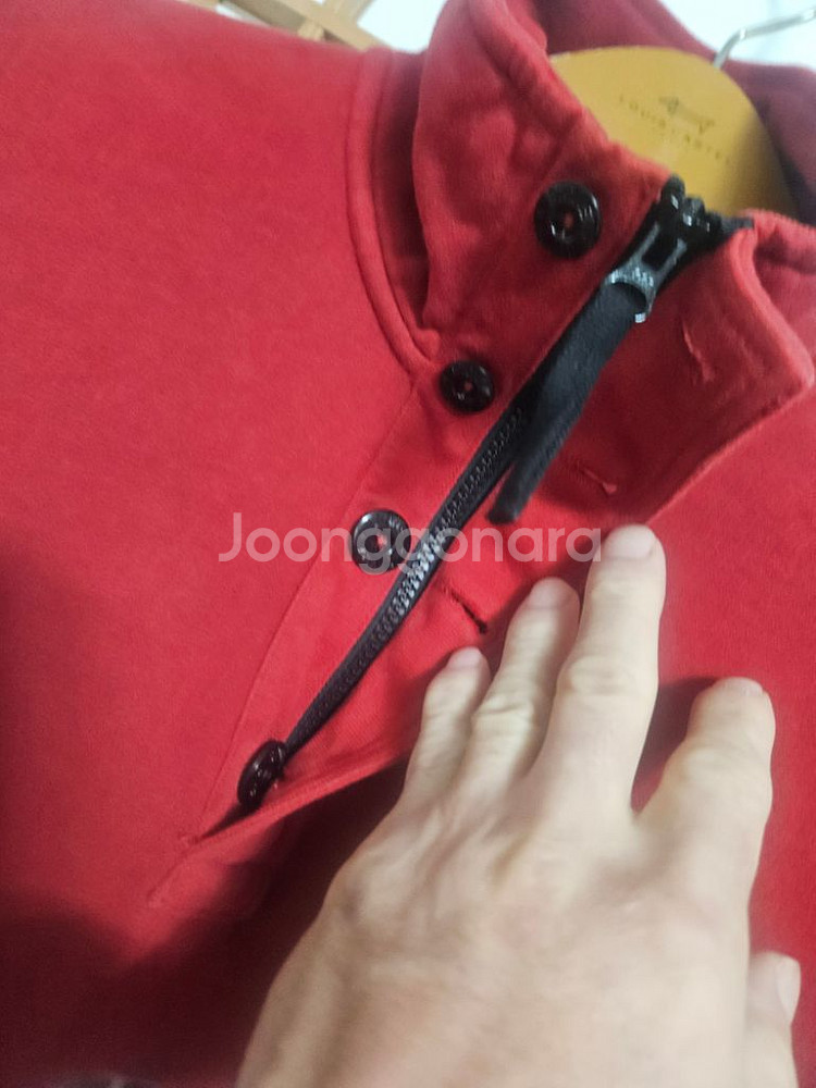 S급/정품 스톤아일랜드 하프집업 맨투맨 L--3