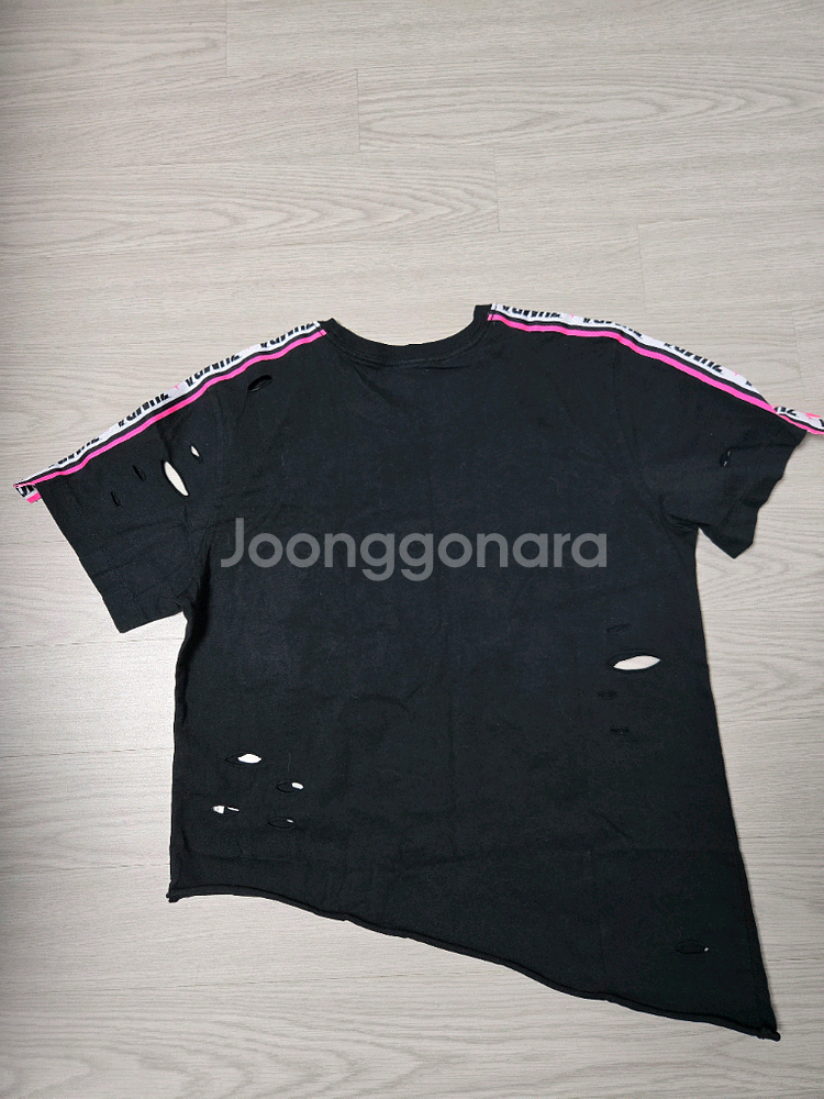 줌바웨어 언발런스반팔티S--1