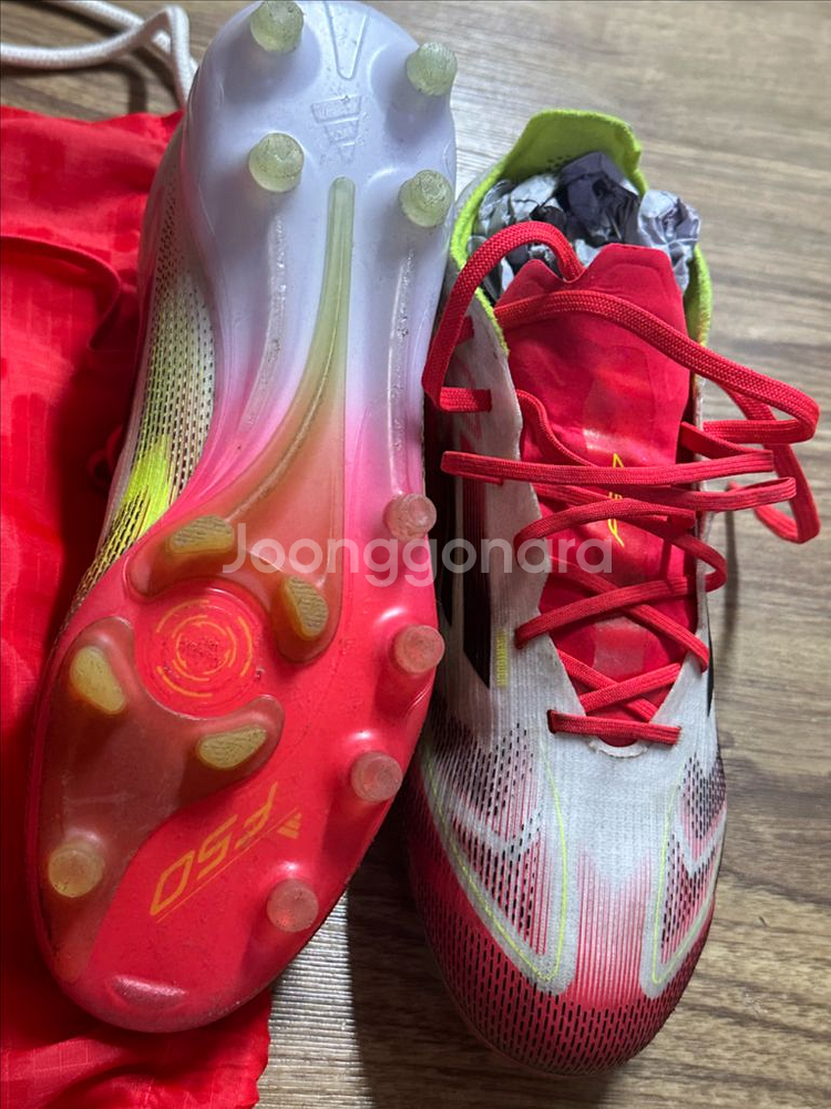 아디다스 퓨어빅토리 F50 엘리트 AG 축구화 IE1265(230mm)--2