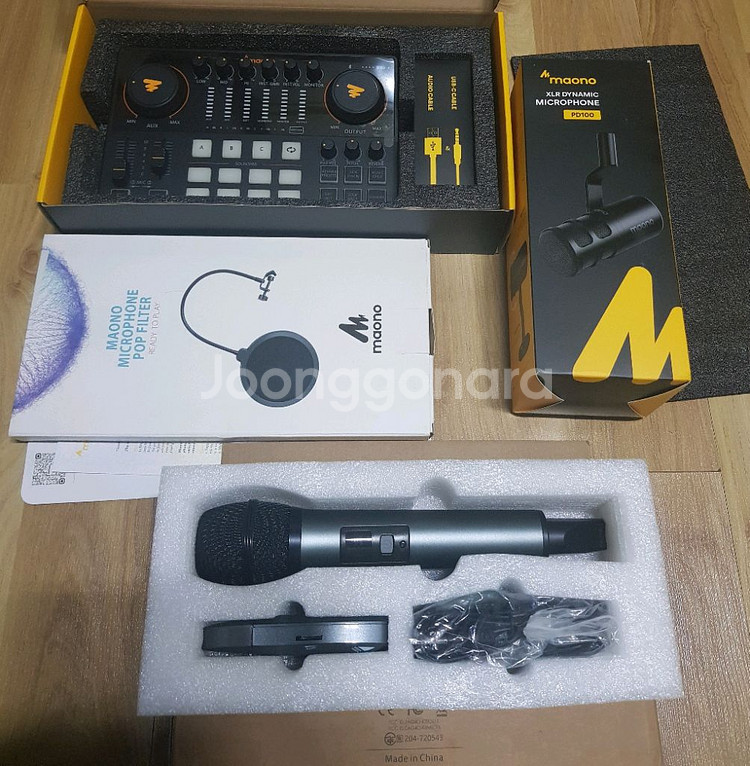 마노 마이크 6채널 믹서 + 6개 세트--0