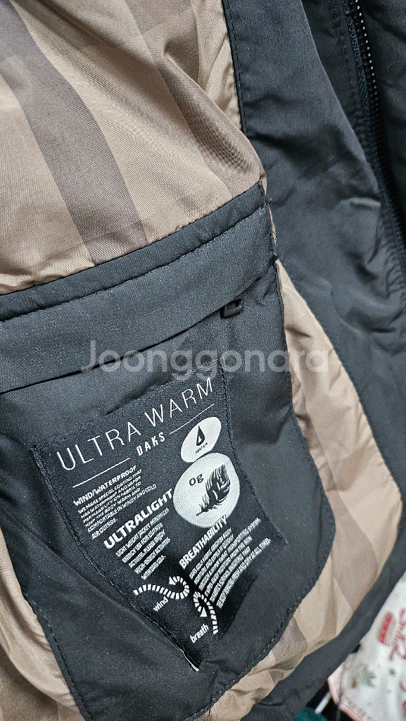 닥스 모피내피 구스다운 패딩--4