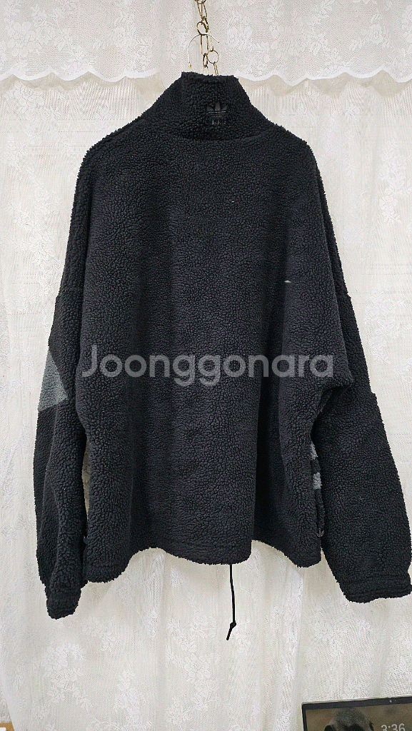 아디다스 뽀글이 플리스 집업--0