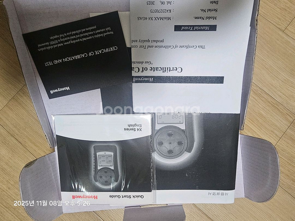 Honeywell Lumidor Minimax X4 복합가스 측정기 새상품 팝니다.--2