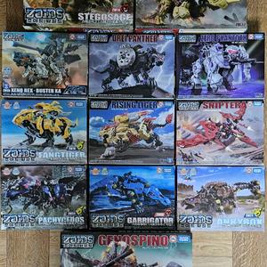 조이드와일드 총 12기체 일괄 판매합니다