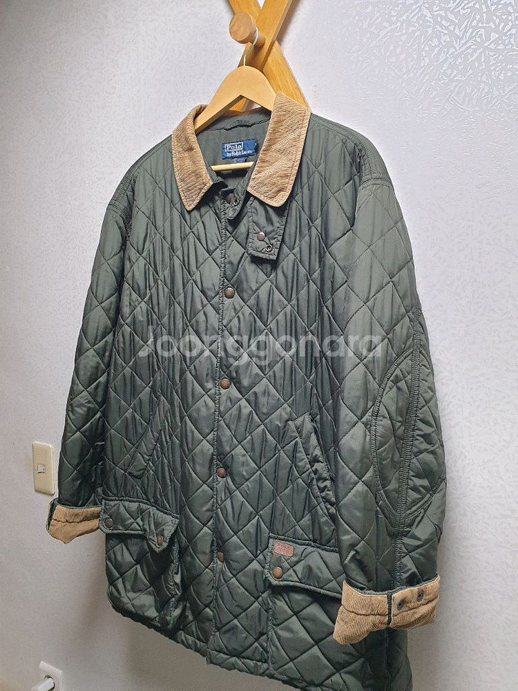 [xl/110] 폴로 랄프로렌 퀼팅 자켓 카키--1