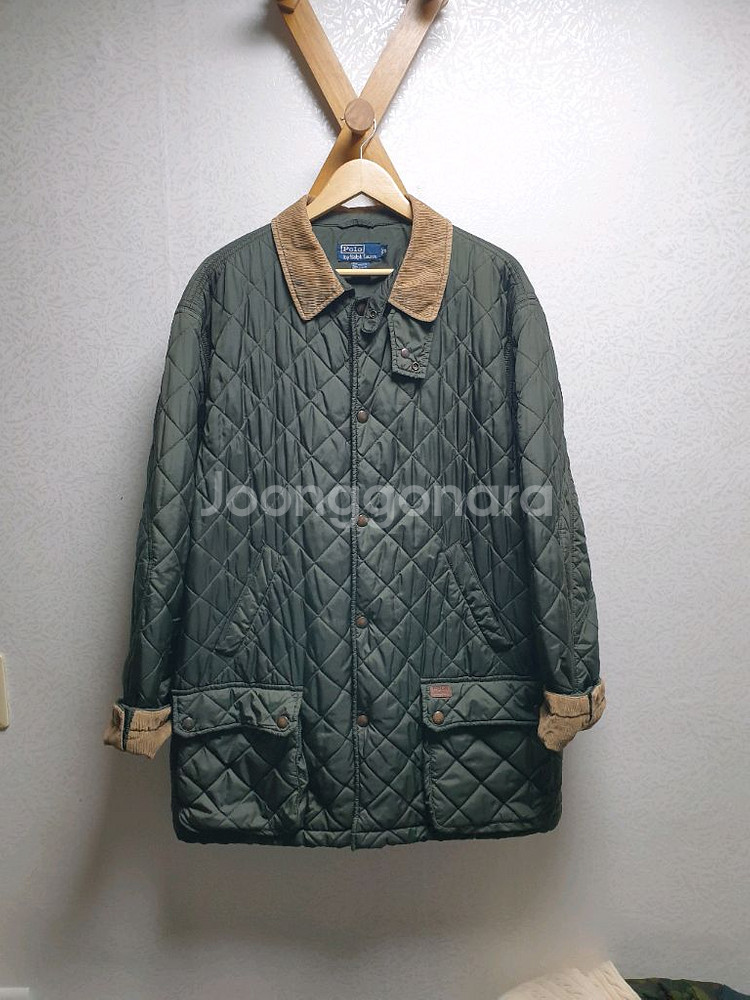 [xl/110] 폴로 랄프로렌 퀼팅 자켓 카키--0