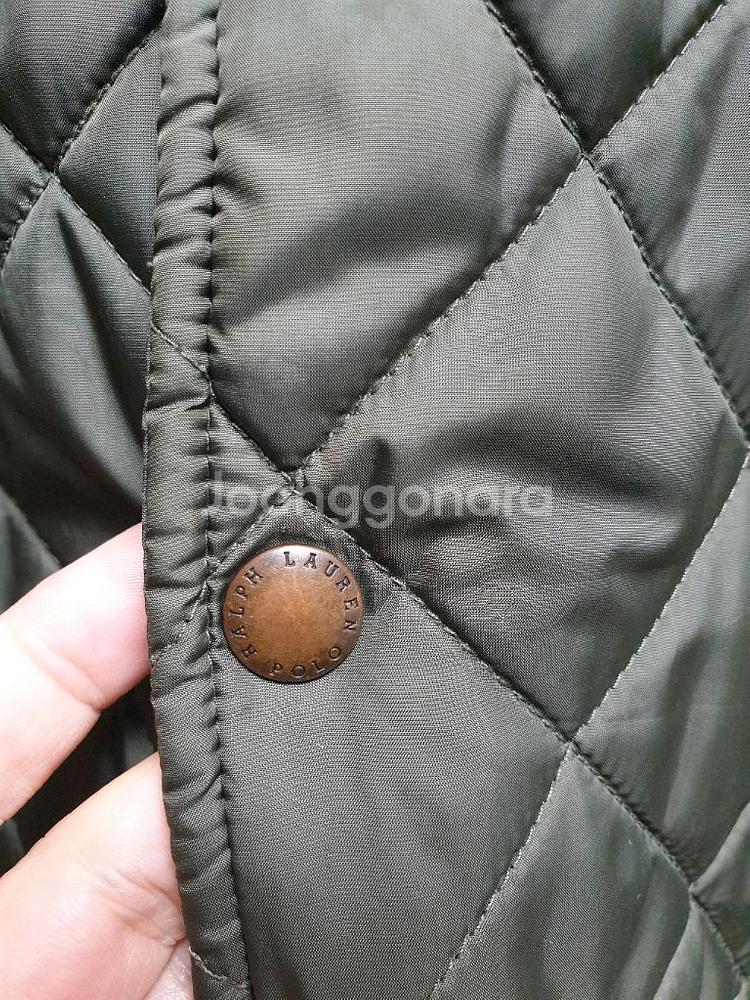 [xl/110] 폴로 랄프로렌 퀼팅 자켓 카키--3