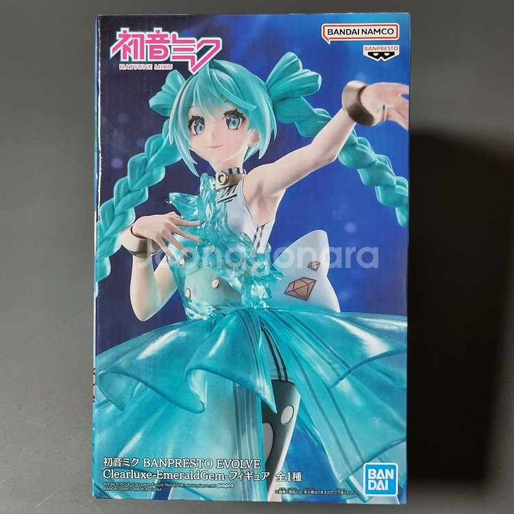 하츠네 미쿠 피규어 EVOLVE 클리어럭스 에메랄드 잼--0