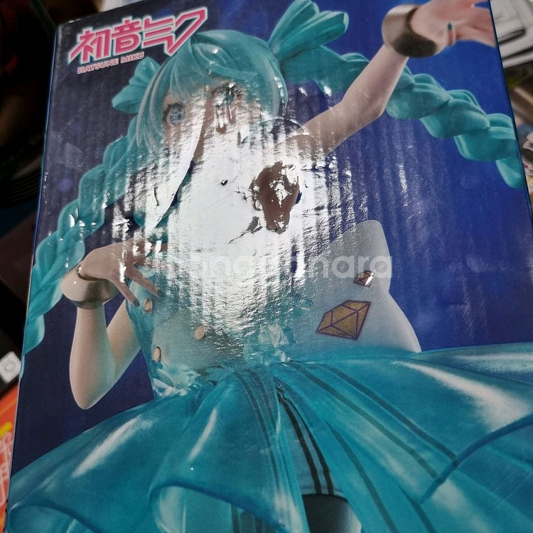 하츠네 미쿠 피규어 EVOLVE 클리어럭스 에메랄드 잼--2