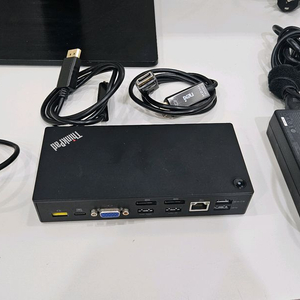 씽크패드 듀얼모니터 도킹스테이션