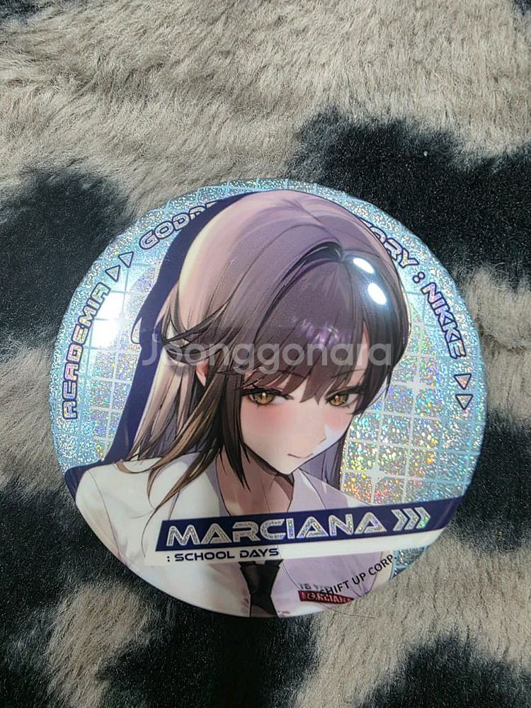 니케 홀로그램 캔뱃지 메이든 스노우화이트 에이드 크라운--4