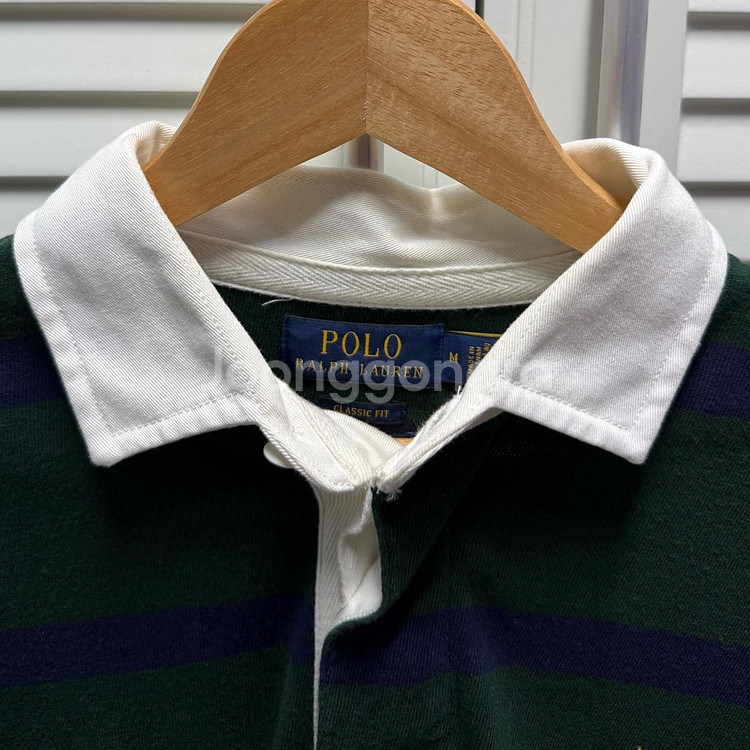 [정품] 폴로 랄프로렌 스트라이프 럭비티 티셔츠 M--2