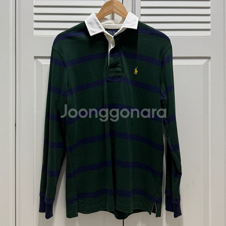 [정품] 폴로 랄프로렌 스트라이프 럭비티 티셔츠 M--0