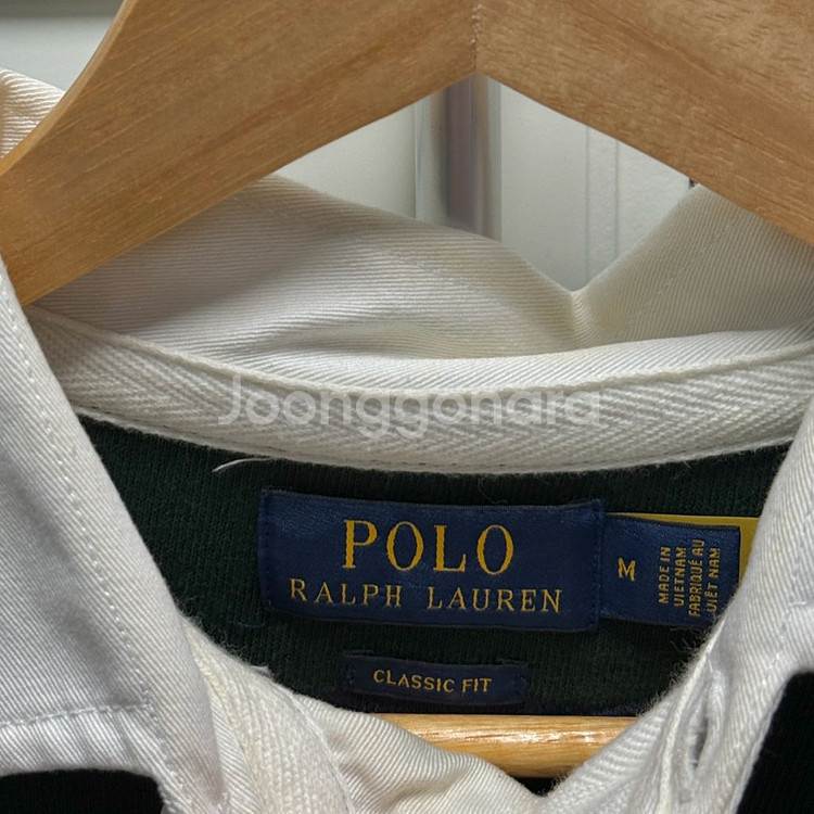 [정품] 폴로 랄프로렌 스트라이프 럭비티 티셔츠 M--3