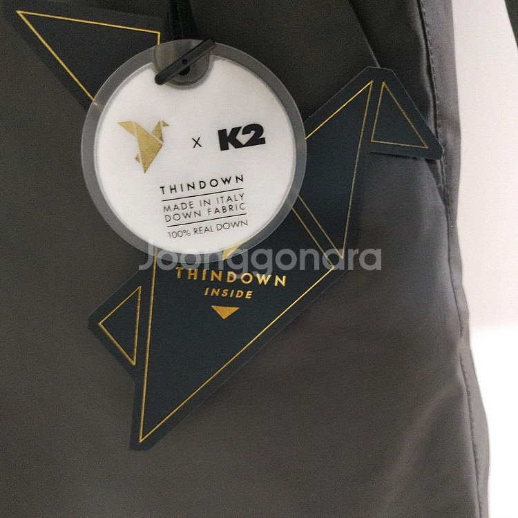 k2 씬에어 구스 다운 패딩 새상품--1