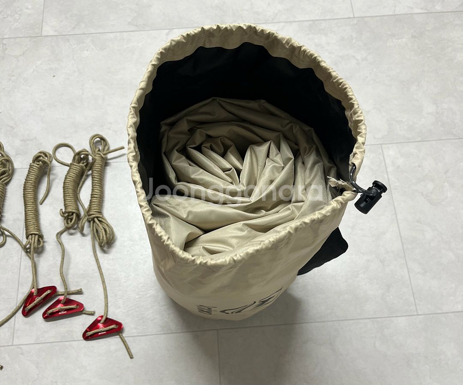 아릭시(Aricxi) 블랙코팅 렉타 특대형 (5x4.4m) 타프--2