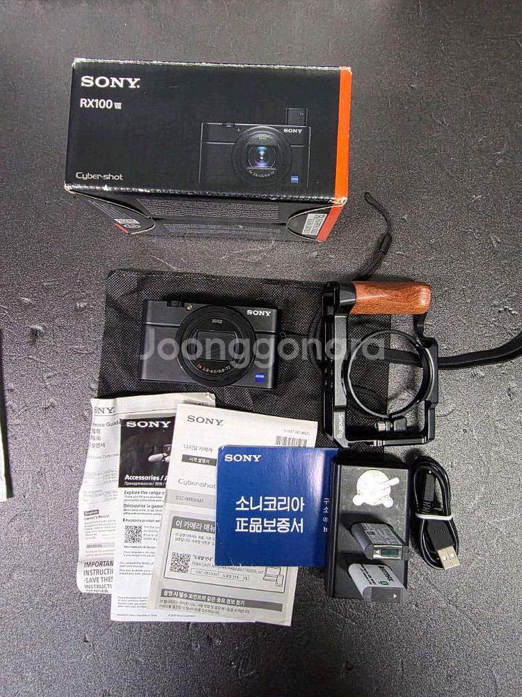 소니rx100m7 풀박스팔아요 악세사리여러개포함--0