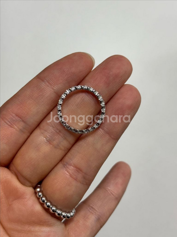 [새제품] 14k 랩 이터니티 반지 12호 가드링--2